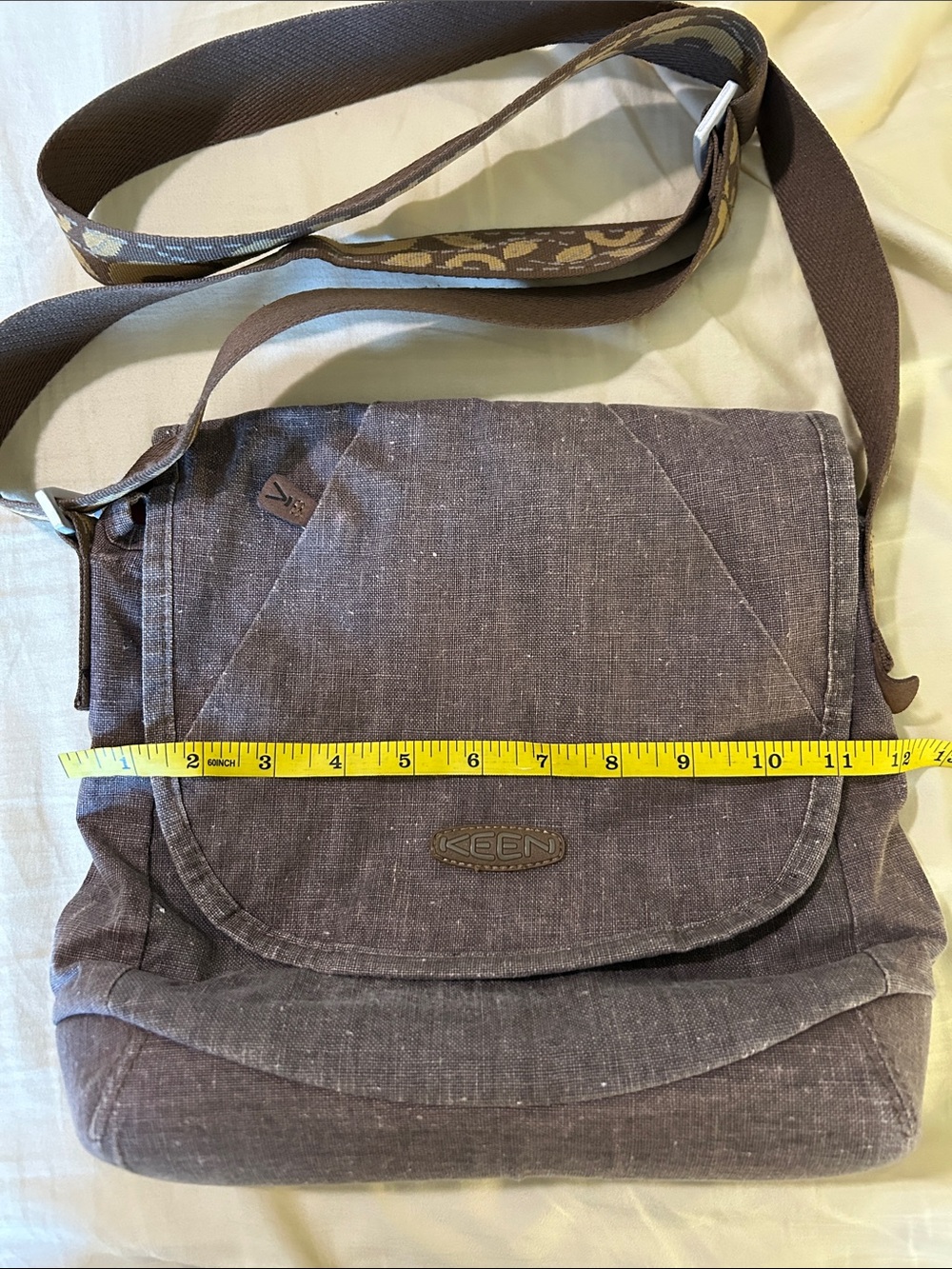 Keen Brown Patterned-Strap Crossbody Bag - Picture 7 of 7